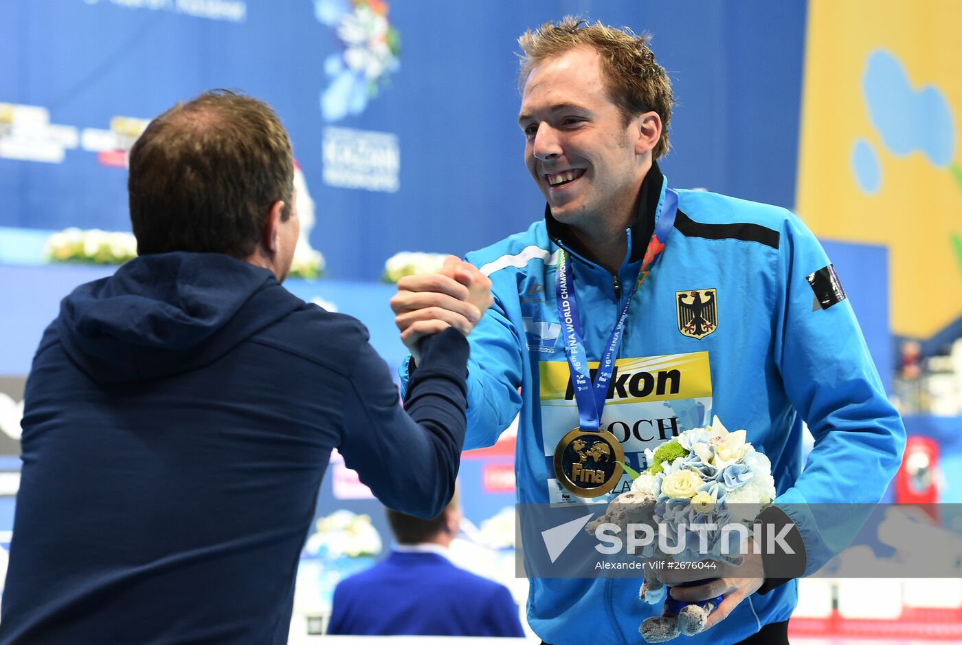 2015 FINA World Championships. Swimming. Day Six. Evening session