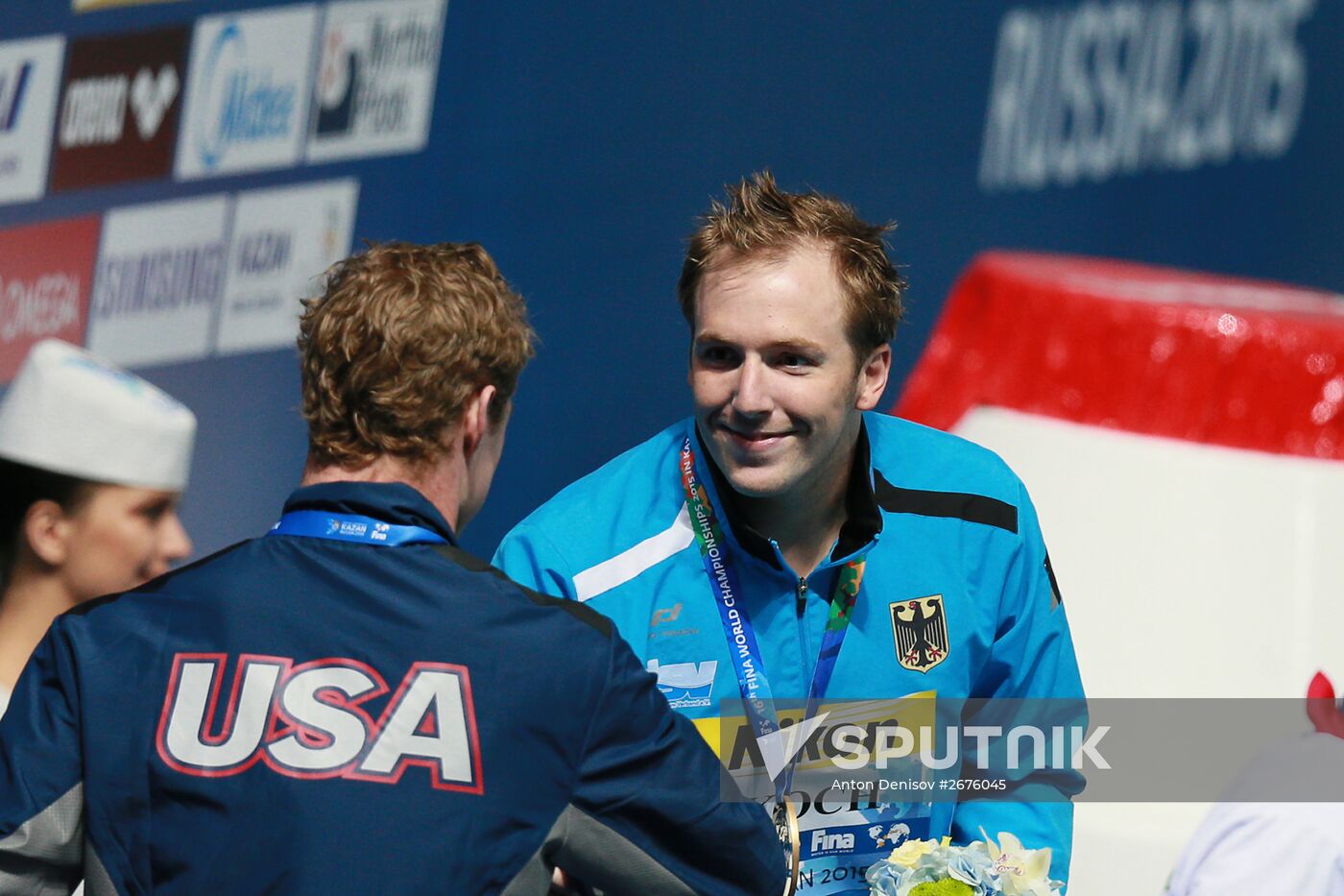 2015 FINA World Championships. Swimming. Day Six. Evening session