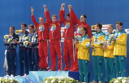 2015 FINA World Championships. Swimming. Day Six. Evening session
