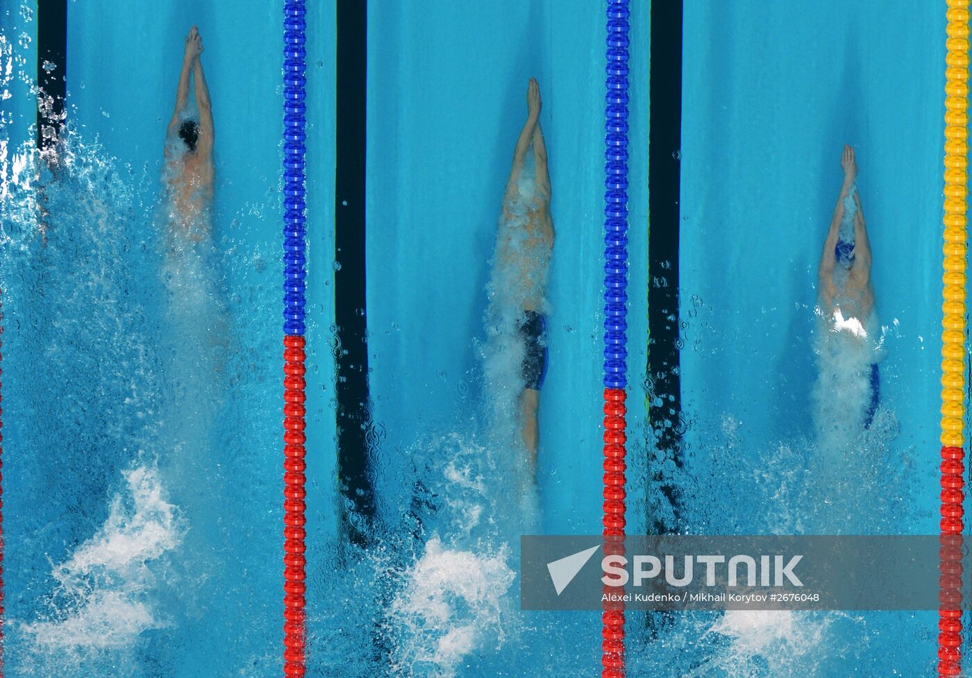 2015 FINA World Championships. Swimming. Day Six. Evening session