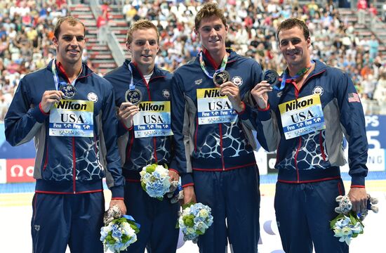 2015 FINA World Championships. Swimming. Day Six. Evening session