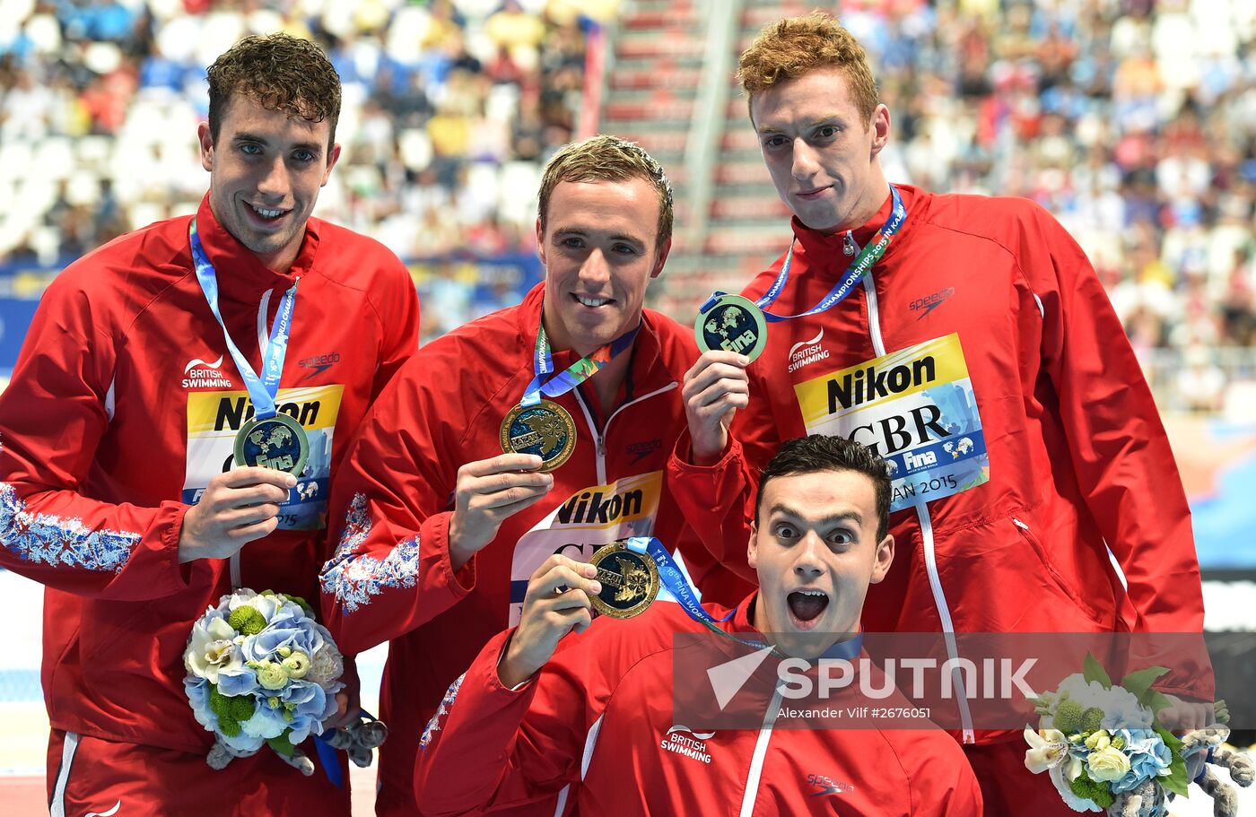 2015 FINA World Championships. Swimming. Day Six. Evening session