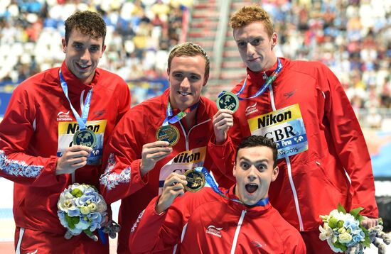 2015 FINA World Championships. Swimming. Day Six. Evening session