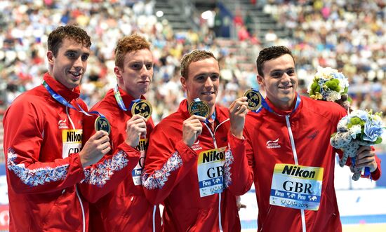 2015 FINA World Championships. Swimming. Day Six. Evening session