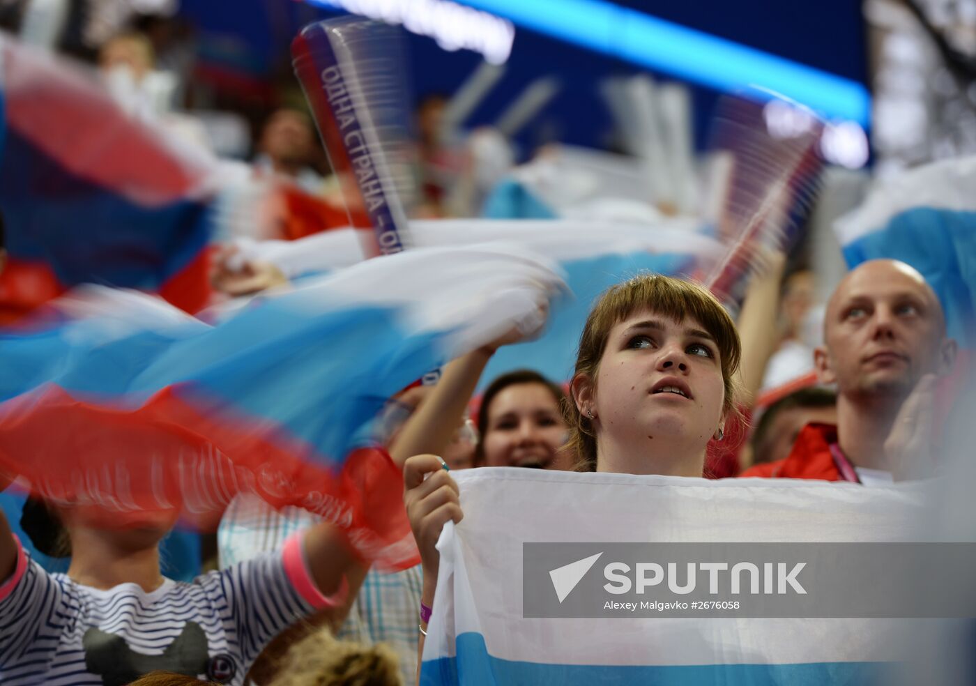 2015 FINA World Championships. Swimming. Day Six. Evening session
