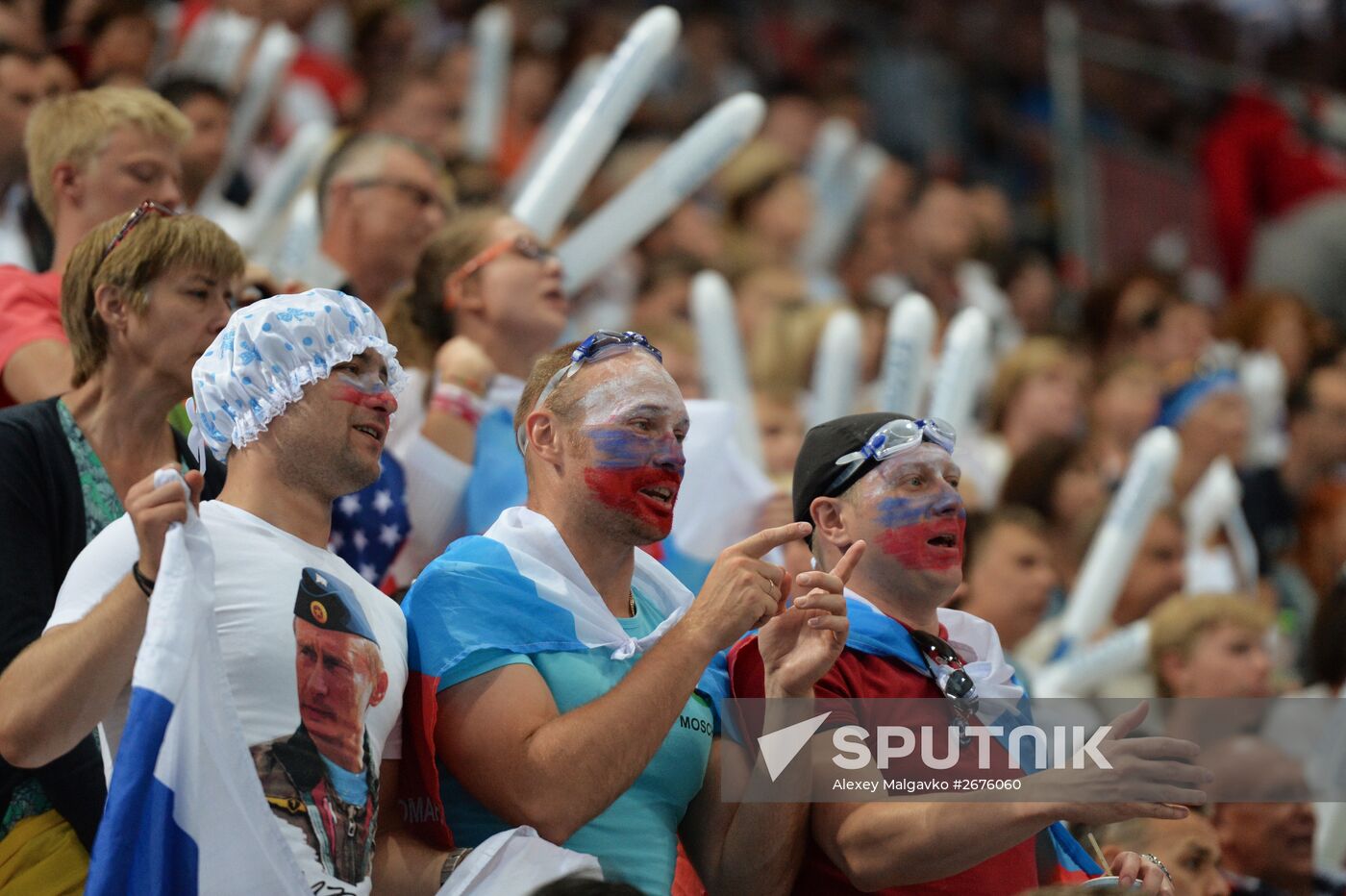 2015 FINA World Championships. Swimming. Day Six. Evening session