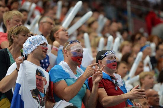 2015 FINA World Championships. Swimming. Day Six. Evening session