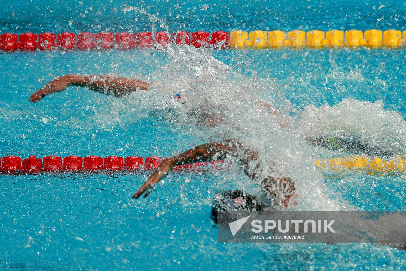 2015 FINA World Championships. Swimming. Day Six. Evening session