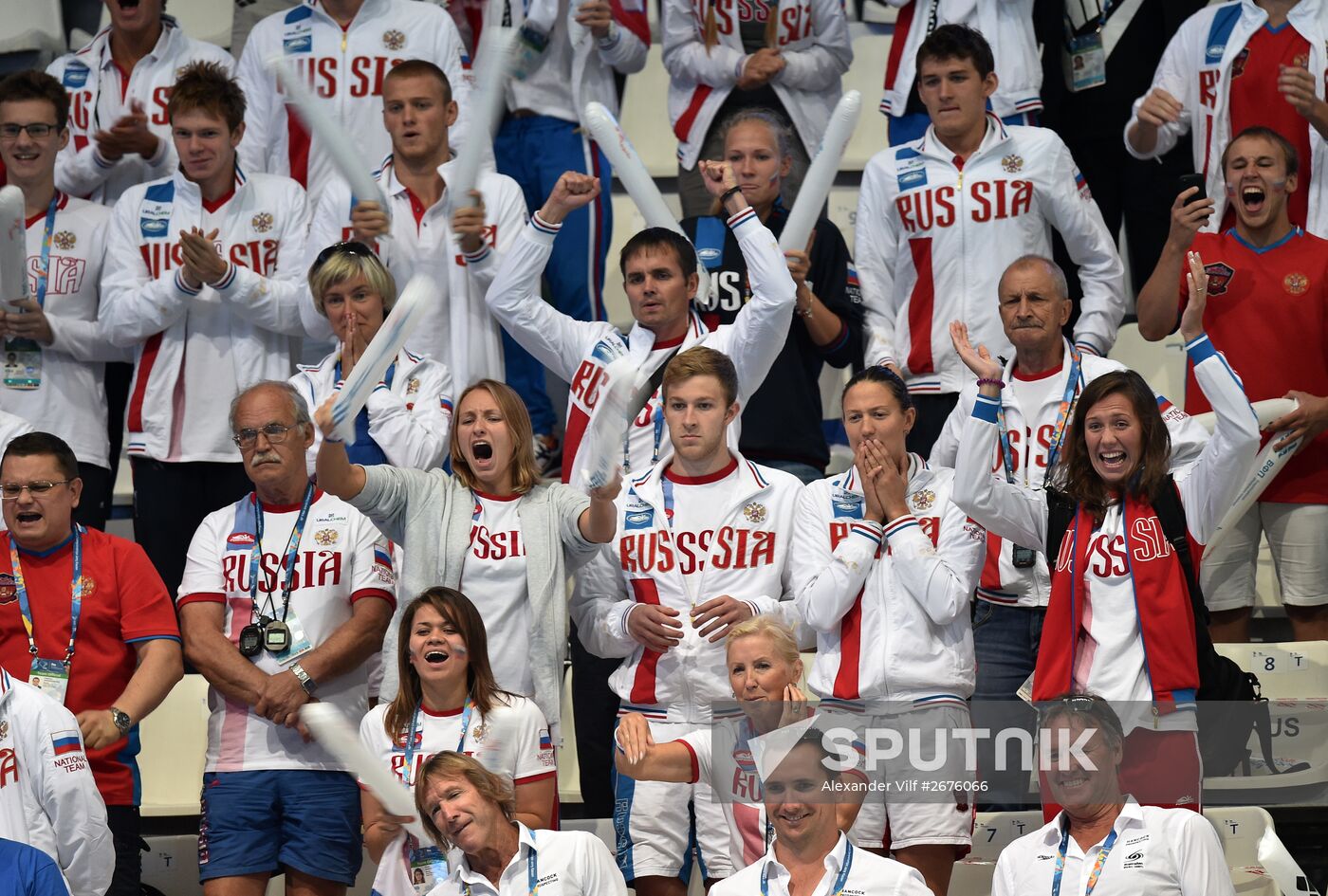 2015 FINA World Championships. Swimming. Day Six. Evening session