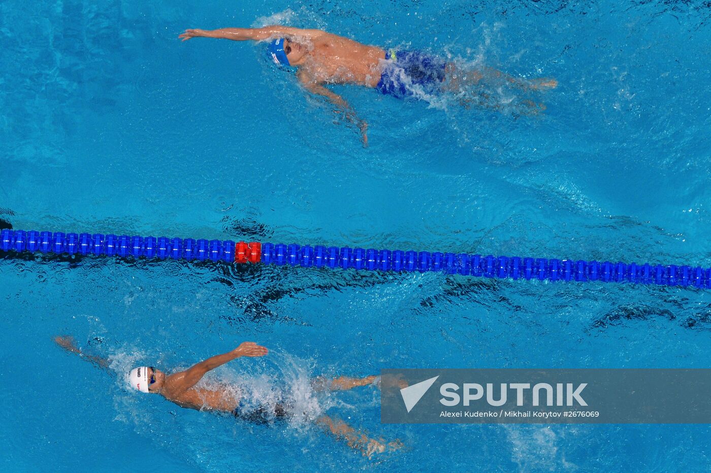 2015 FINA World Championships. Swimming. Day Six. Evening session