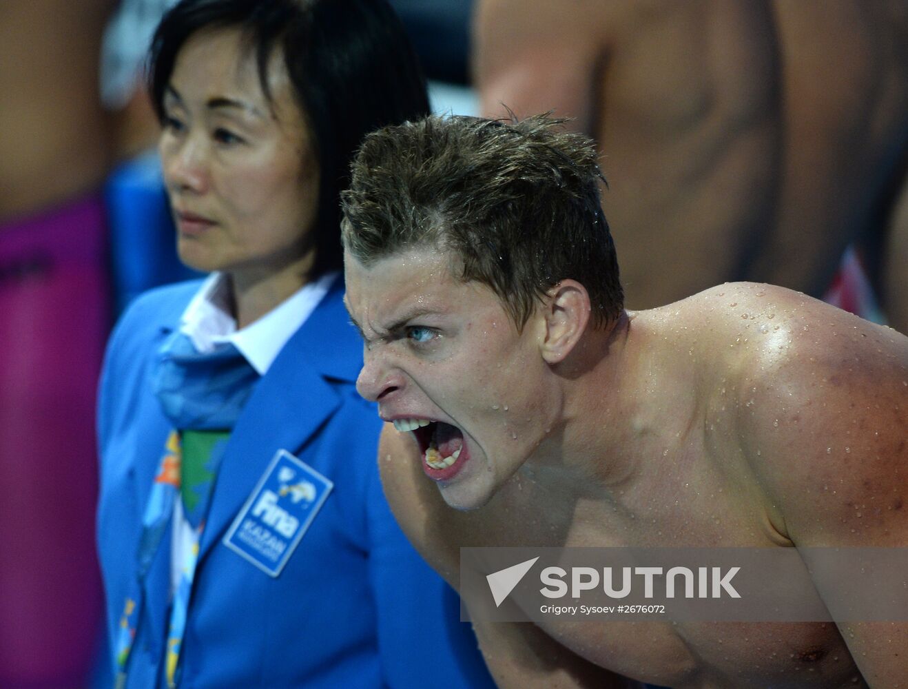 2015 FINA World Championships. Swimming. Day Six. Evening session
