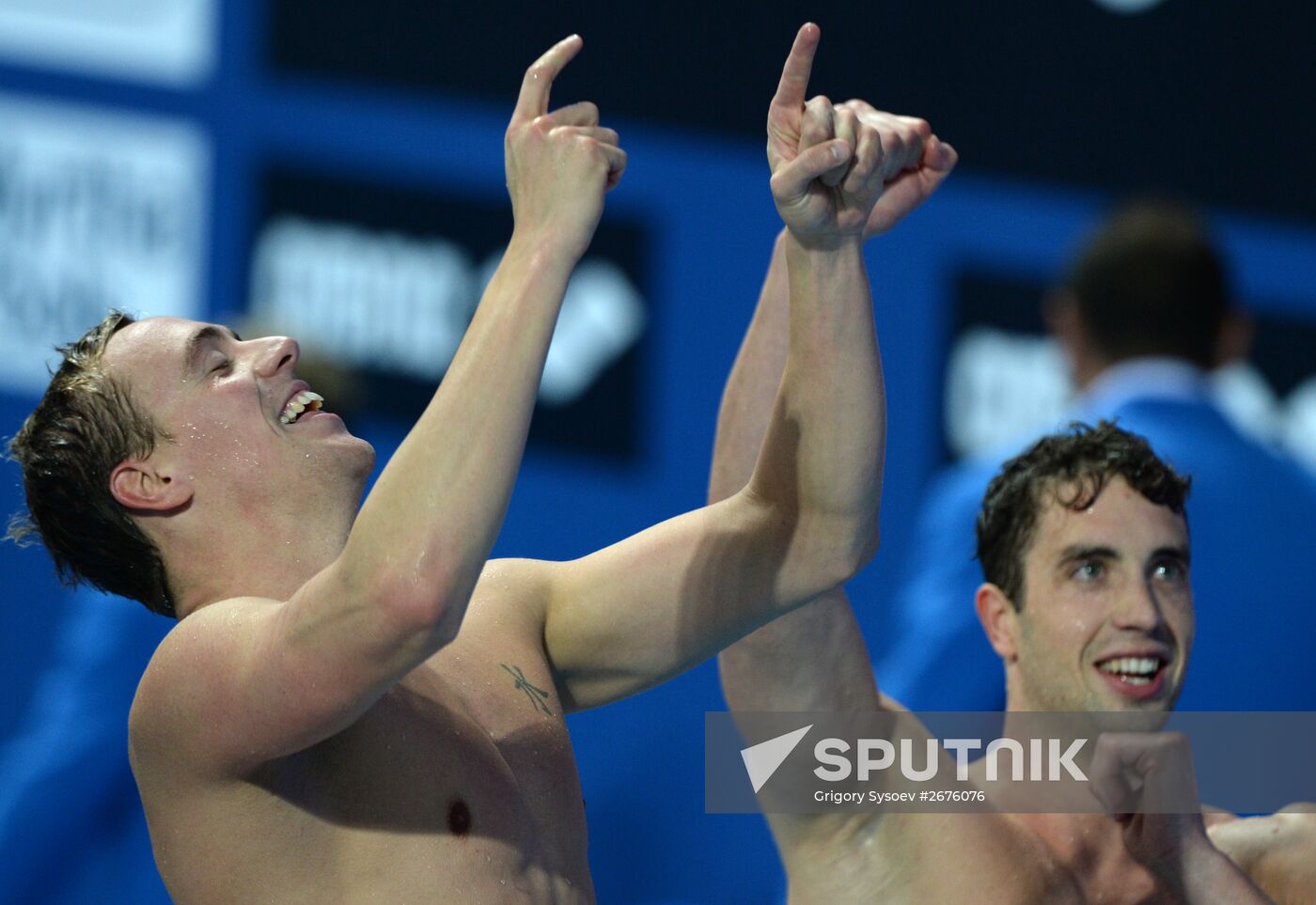 2015 FINA World Championships. Swimming. Day Six. Evening session