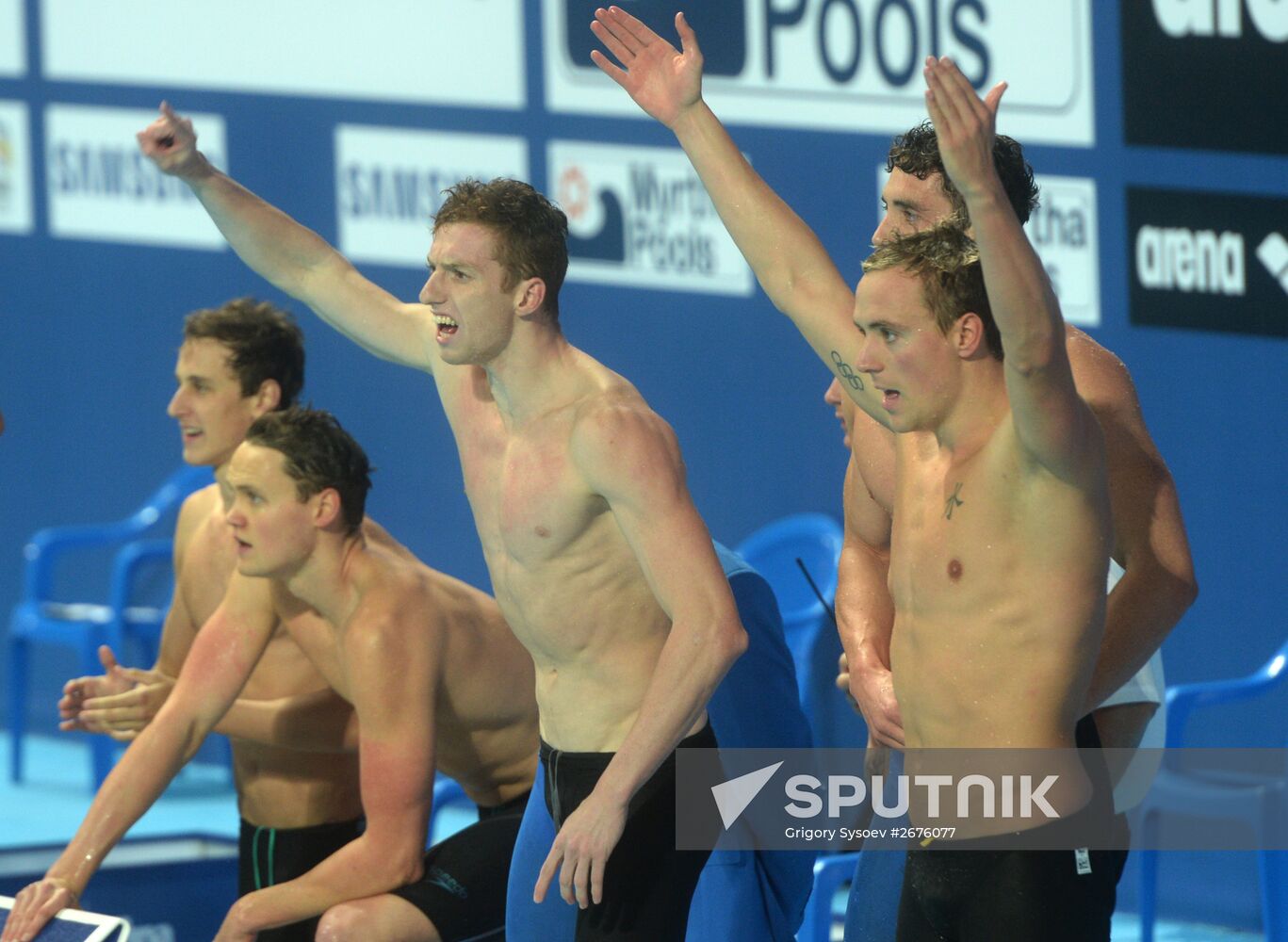 2015 FINA World Championships. Swimming. Day Six. Evening session