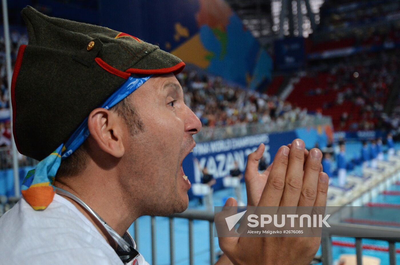 2015 FINA World Championships. Swimming. Day Six. Evening session