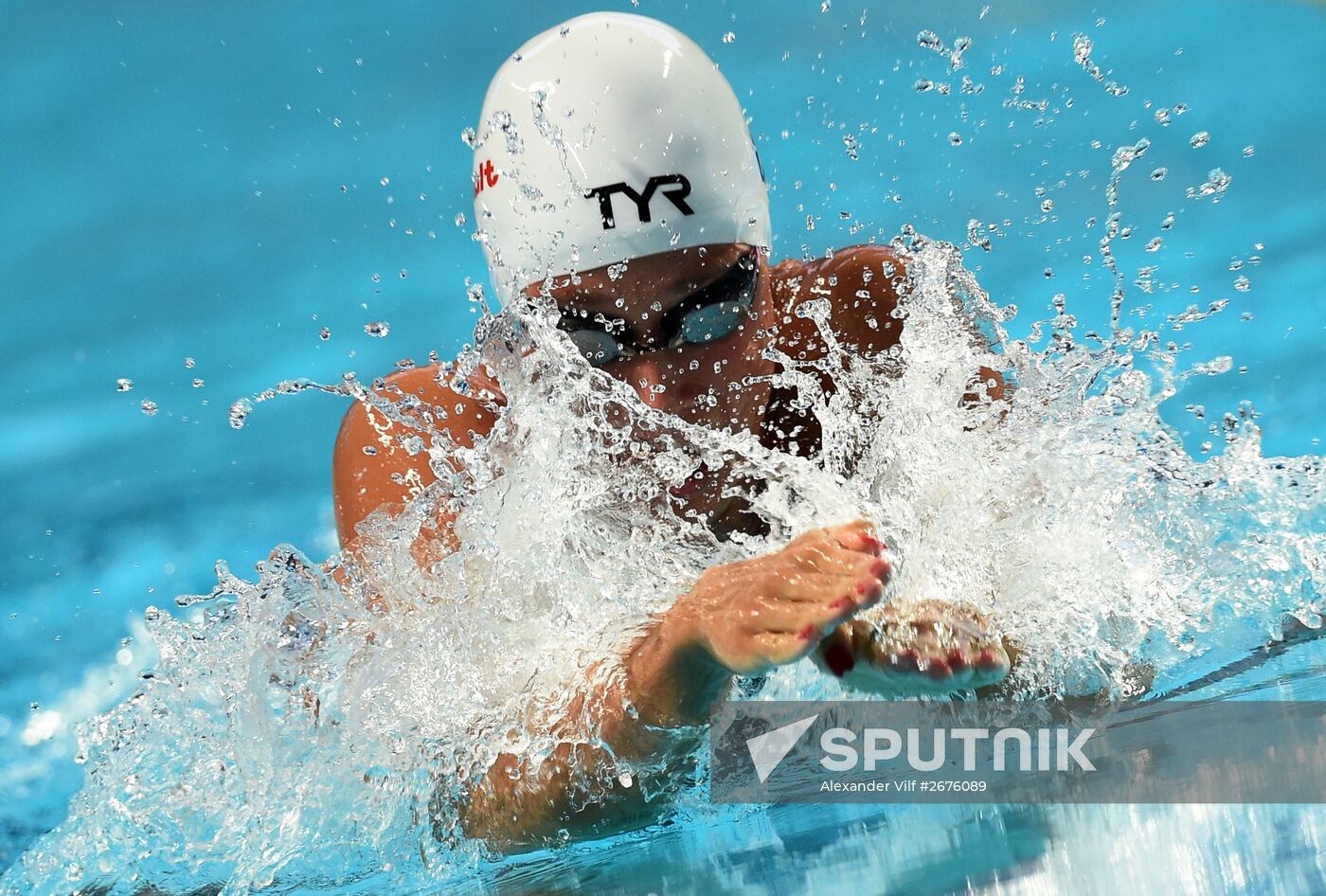 2015 FINA World Championships. Swimming. Day Six. Evening session