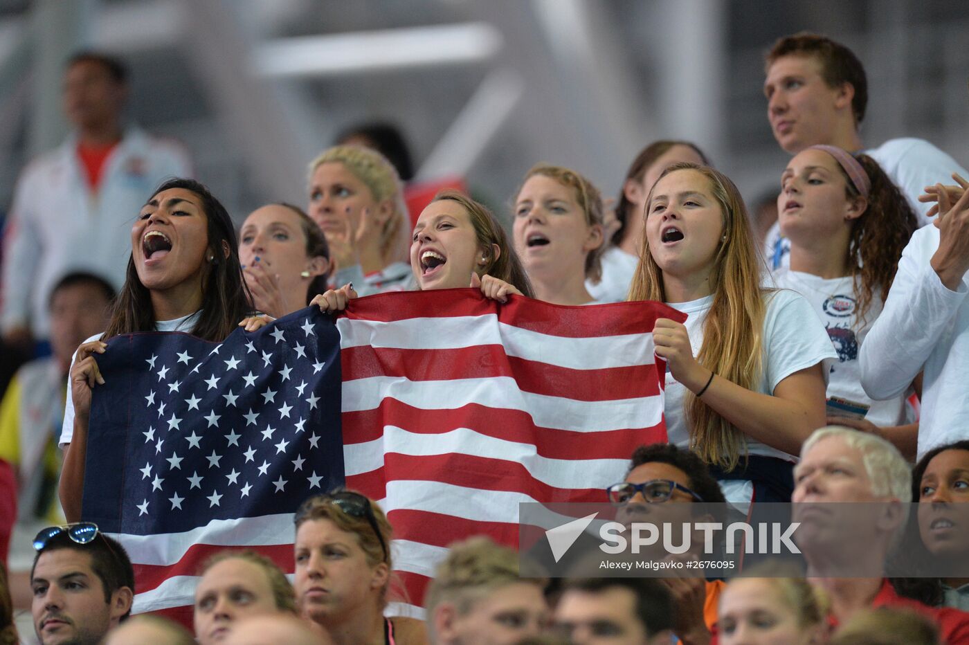 2015 FINA World Championships. Swimming. Day Six. Evening session