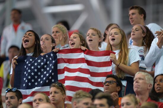 2015 FINA World Championships. Swimming. Day Six. Evening session