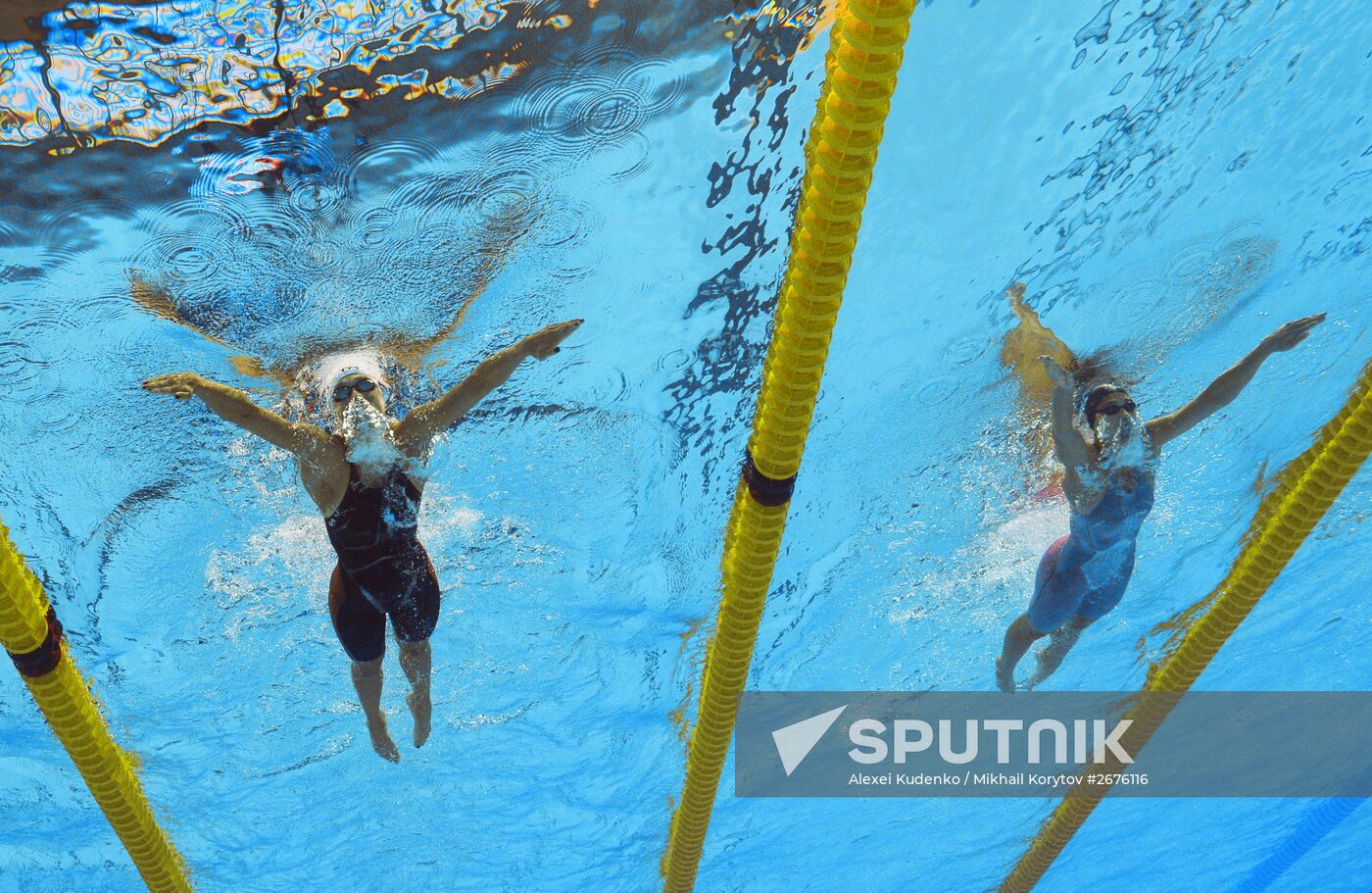 2015 FINA World Championships. Swimming. Day Six. Evening session