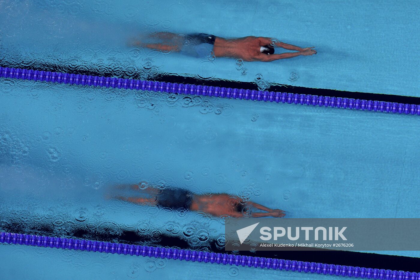 2015 FINA World Championships. Swimming. Day Six. Evening session