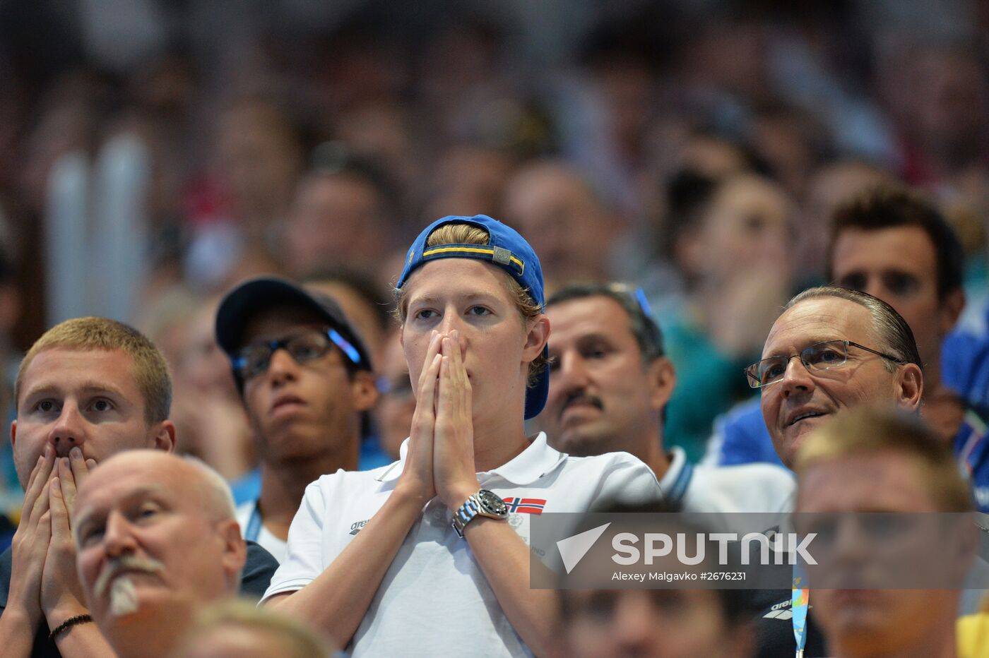 2015 FINA World Championships. Swimming. Day Six. Evening session