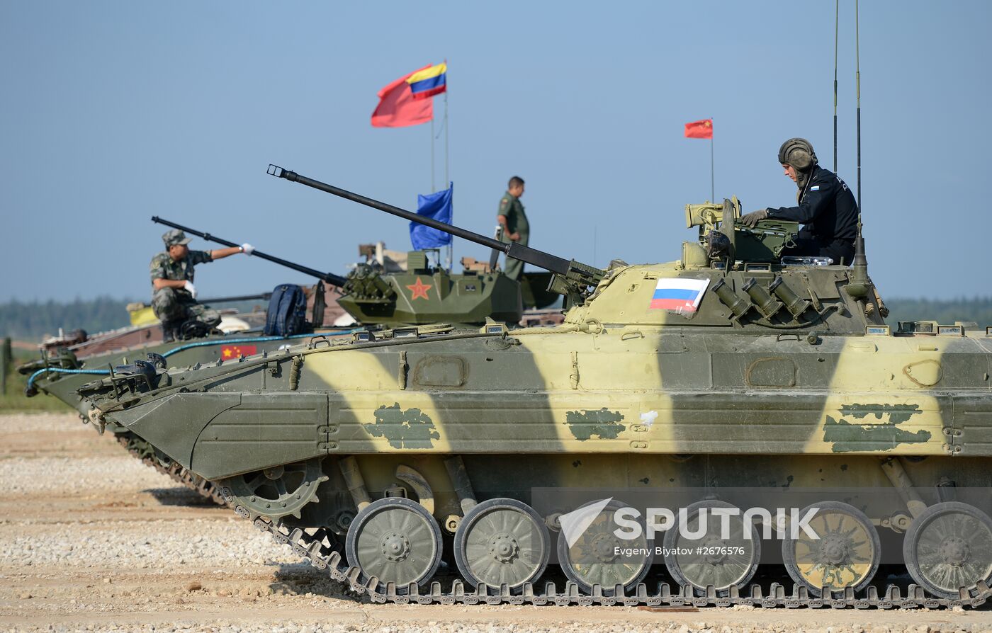 The Suvorov Onslaught competition of BMP-2 infantry combat vehicles. Day Two