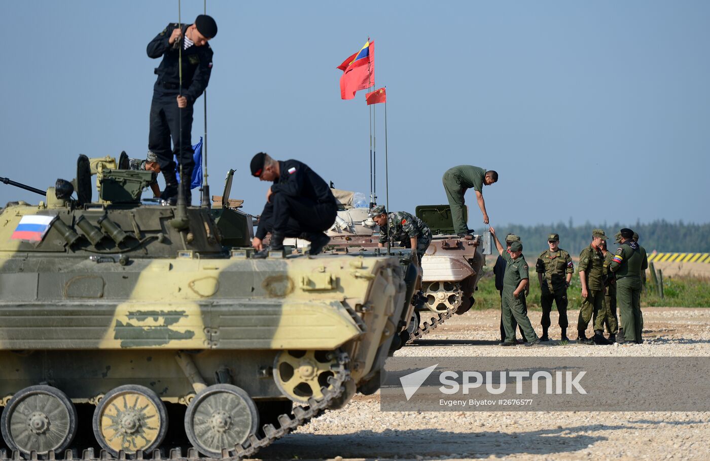 The Suvorov Onslaught competition of BMP-2 . Day Two