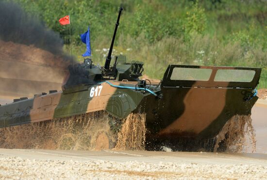 The Suvorov Onslught competition of BMP-2 infantry combat vehicles. Day Two