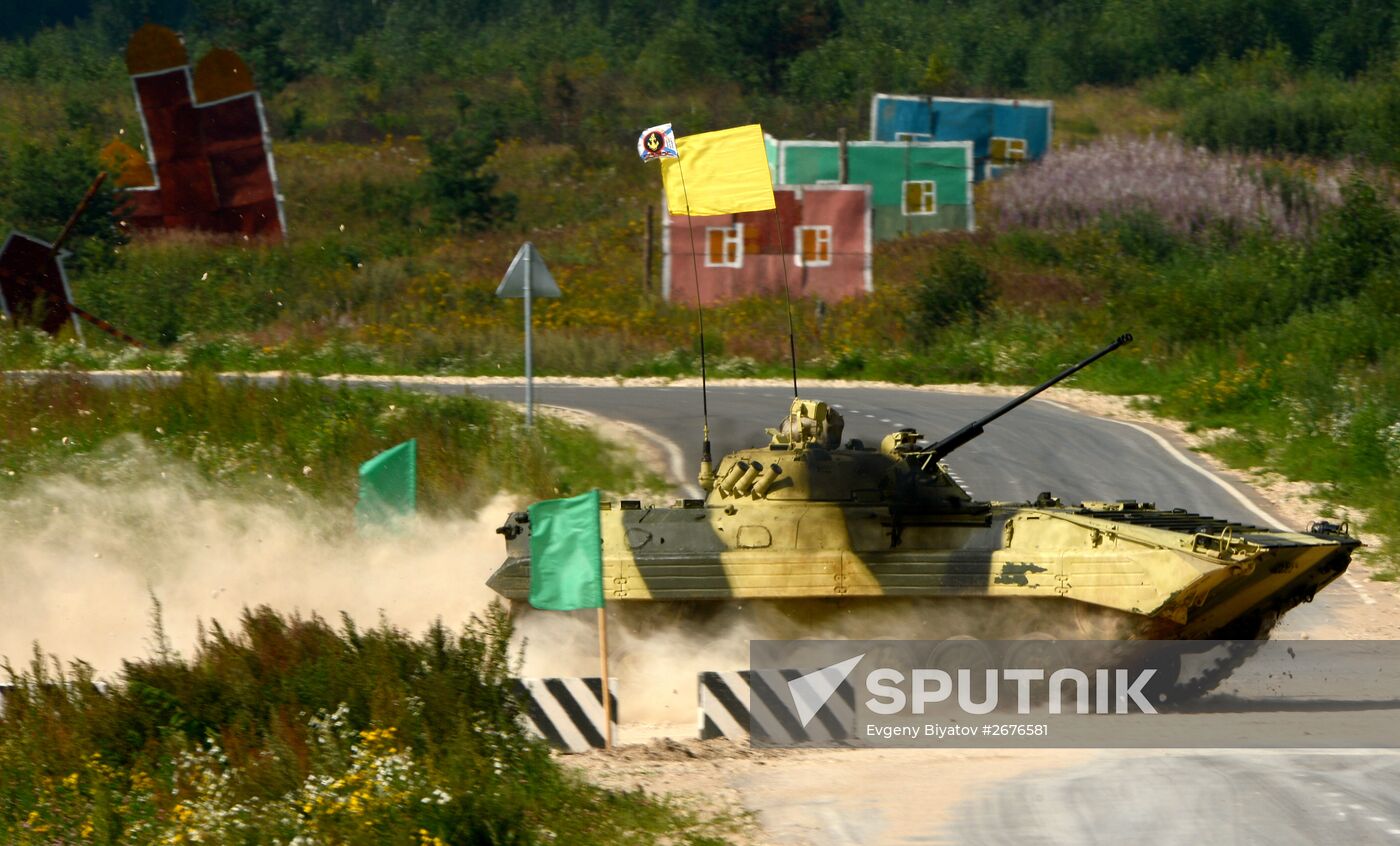 The Suvorov Onslaught competition of BMP-2 infantry combat vehicles. Day Two