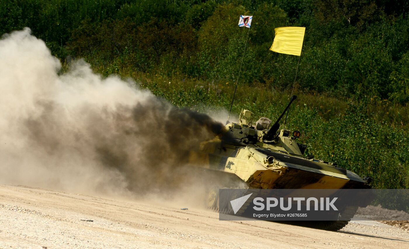 The Suvorov Onslaught competition of BMP-2 infantry combat vehicles. Day Two
