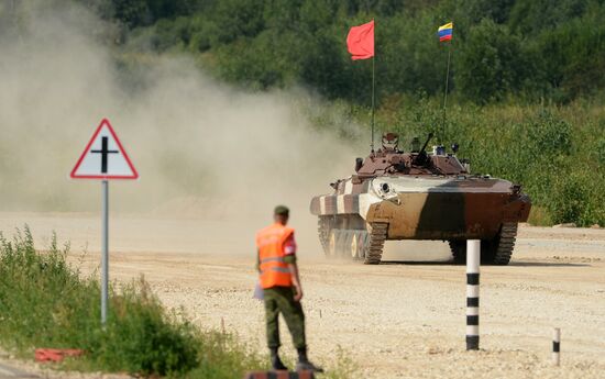The Suvorov Onslaught competition of BMP-2 infantry combat vehicles. Day Two