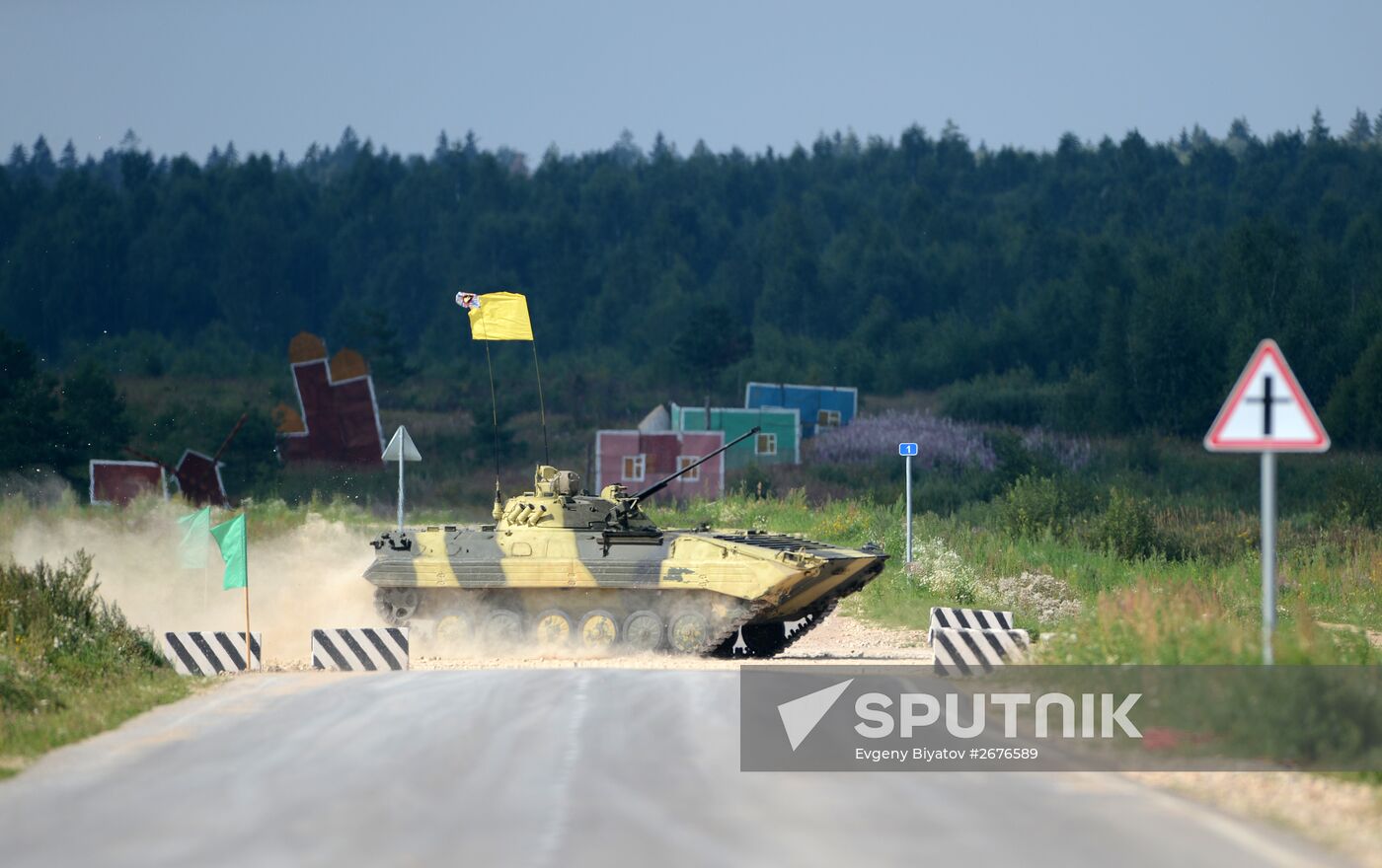 The Suvorov Onslaught competition of BMP-2 infantry combat vehicles. Day Two