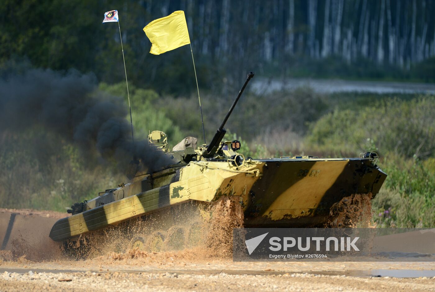 The Suvorov Onslaught competition of BMP-2 infantry combat vehicles. Day Two