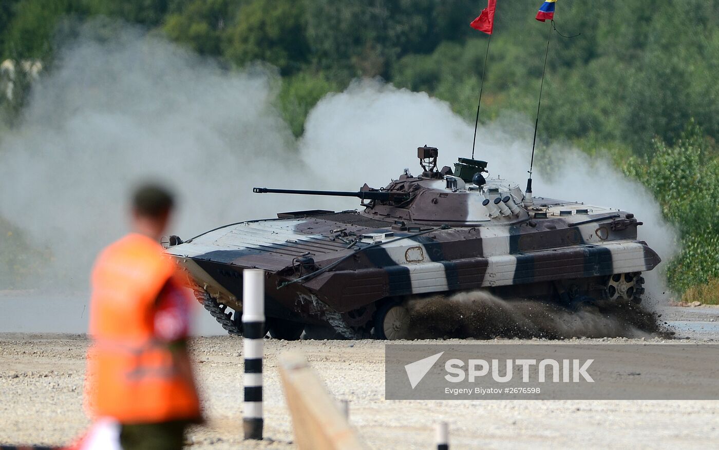 The Suvorov Onslaught competition of BMP-2 infantry combat vehicles. Day Two