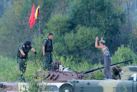 The Suvorov Onslaught competition of BMP-2 infantry combat vehicles. Day Two