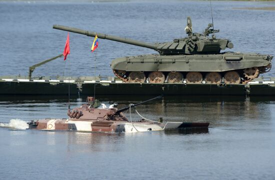 The Suvorov Onslaught competition of BMP-2 infantry combat vehicles. Day Two