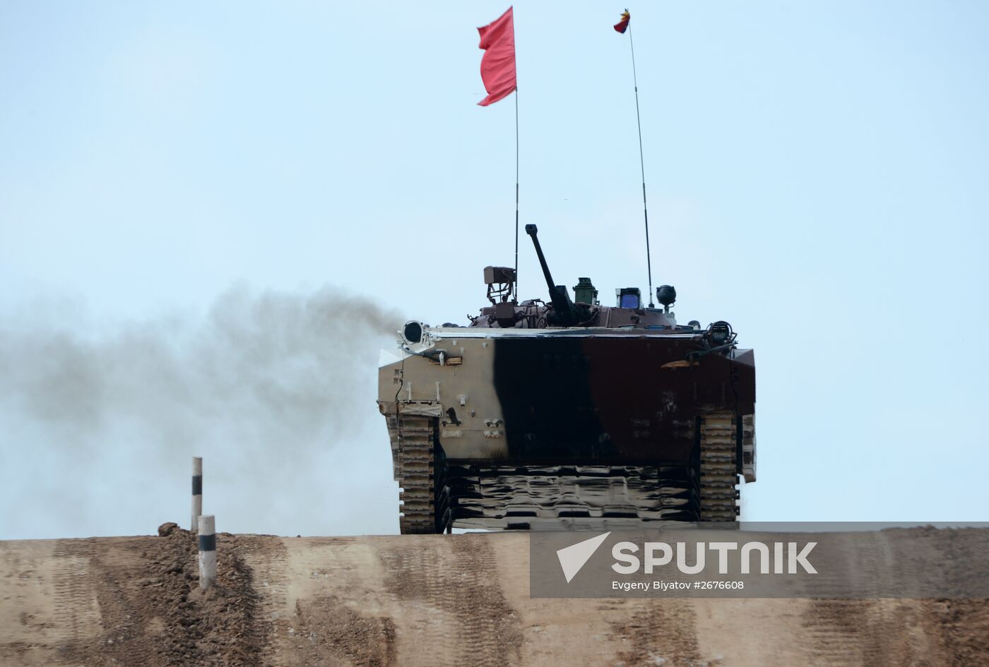 The Suvorov Onslaught competition of BMP-2 infantry combat vehicles. Day Two