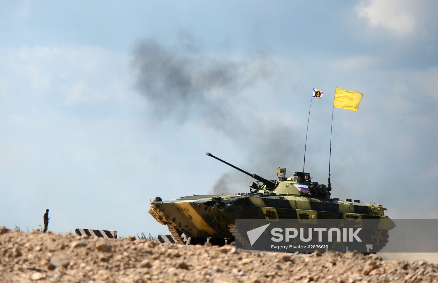 The Suvorov Onslaught competition of BMP-2 infantry combat vehicles. Day Two