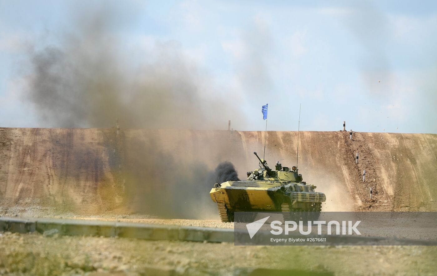 The Suvorov Onslaught competition of BMP-2 infantry combat vehicles. Day Two