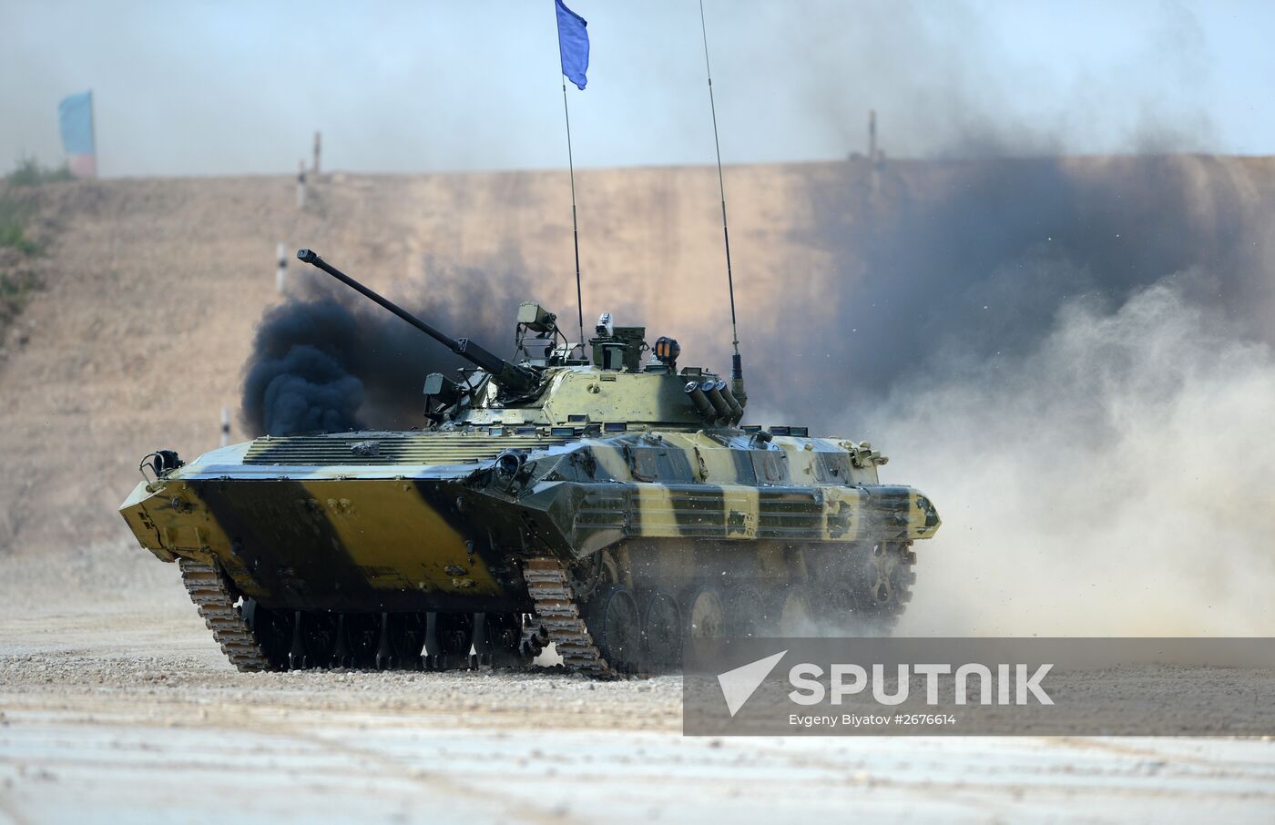 The Suvorov Onslaught competition of BMP-2 infantry combat vehicles. Day Two