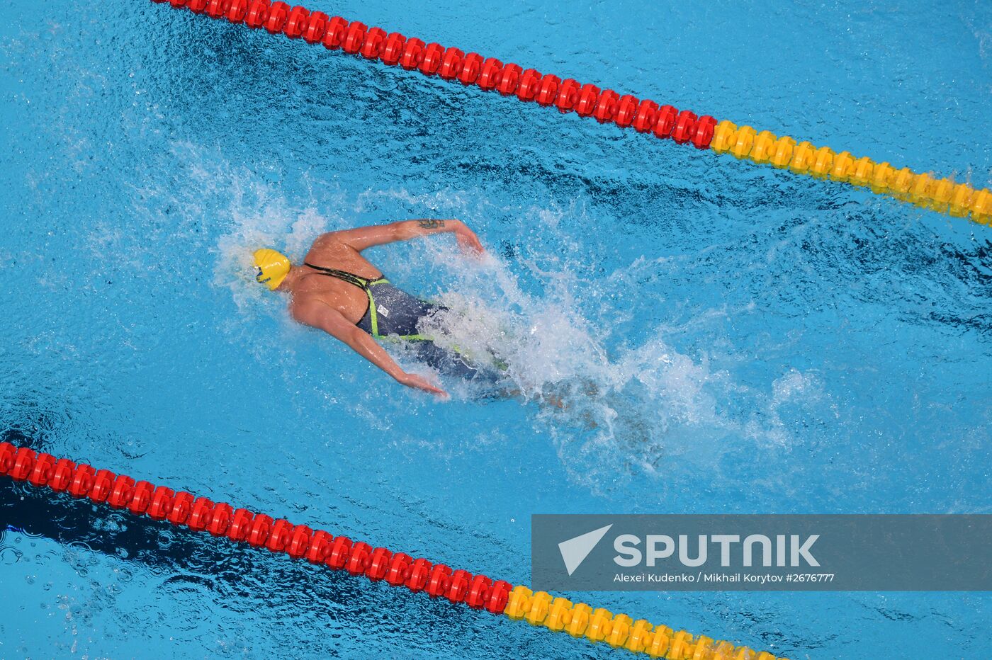 2015 FINA World Championships. Swimming. Day Six. Evening session