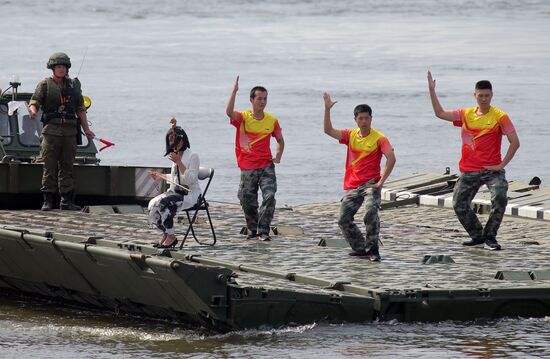 Open Water engineering troops competition