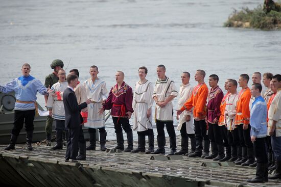 Open Water engineering troops competition