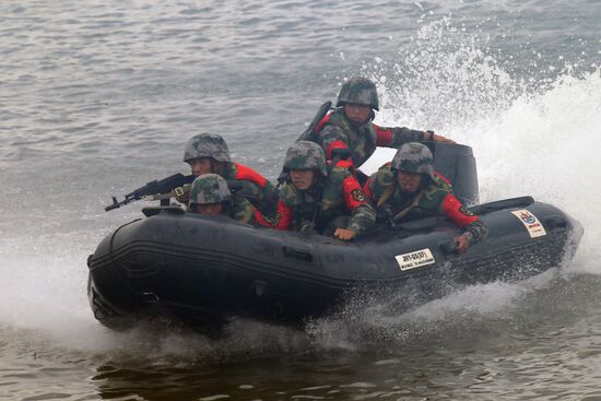 Open Water engineering troops competition