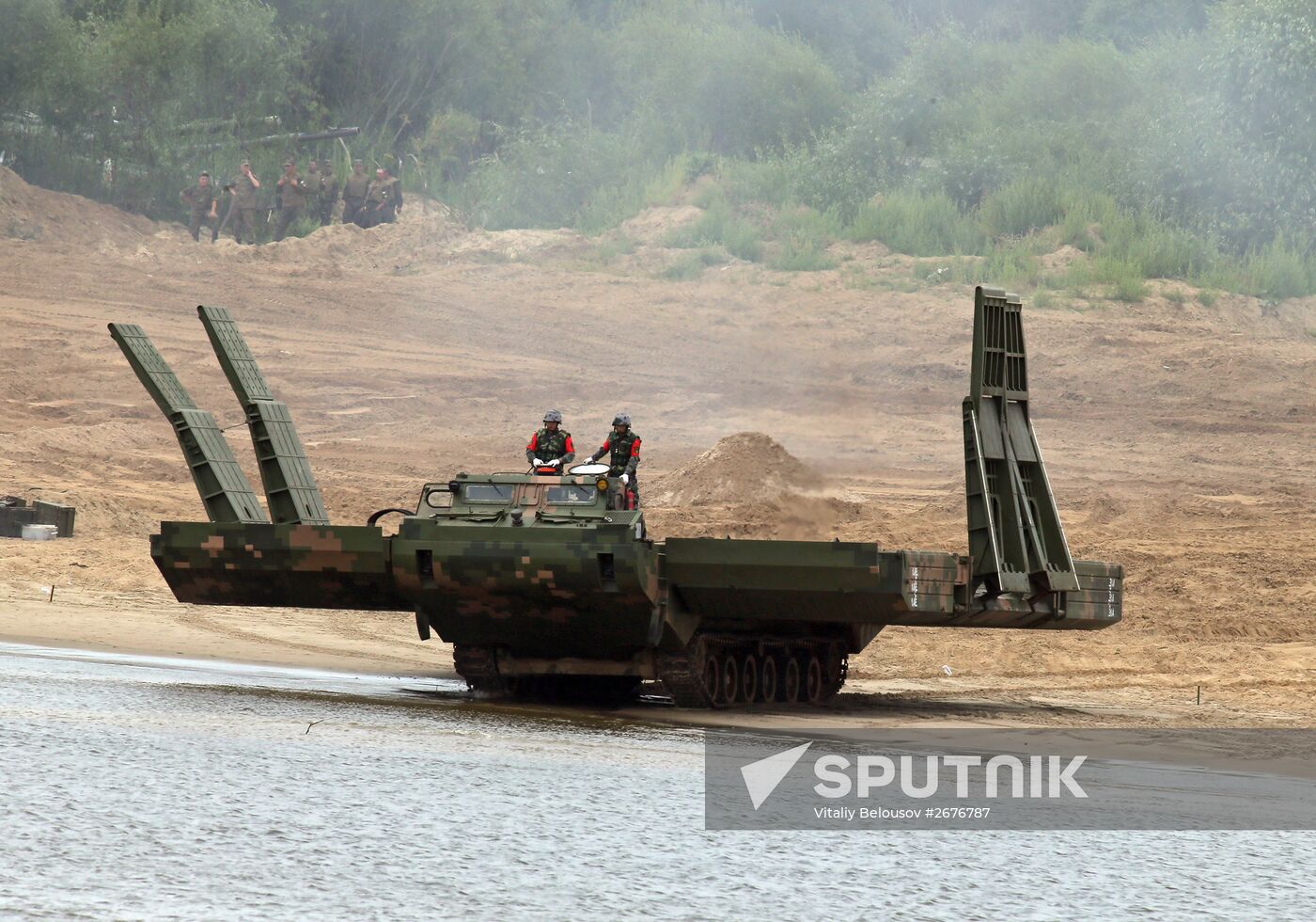 Open Water engineering troops competition