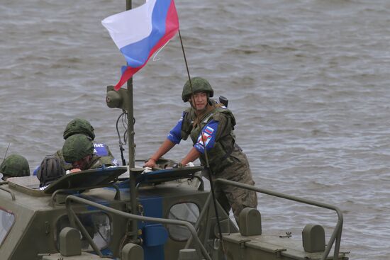 Open Water engineering troops competition