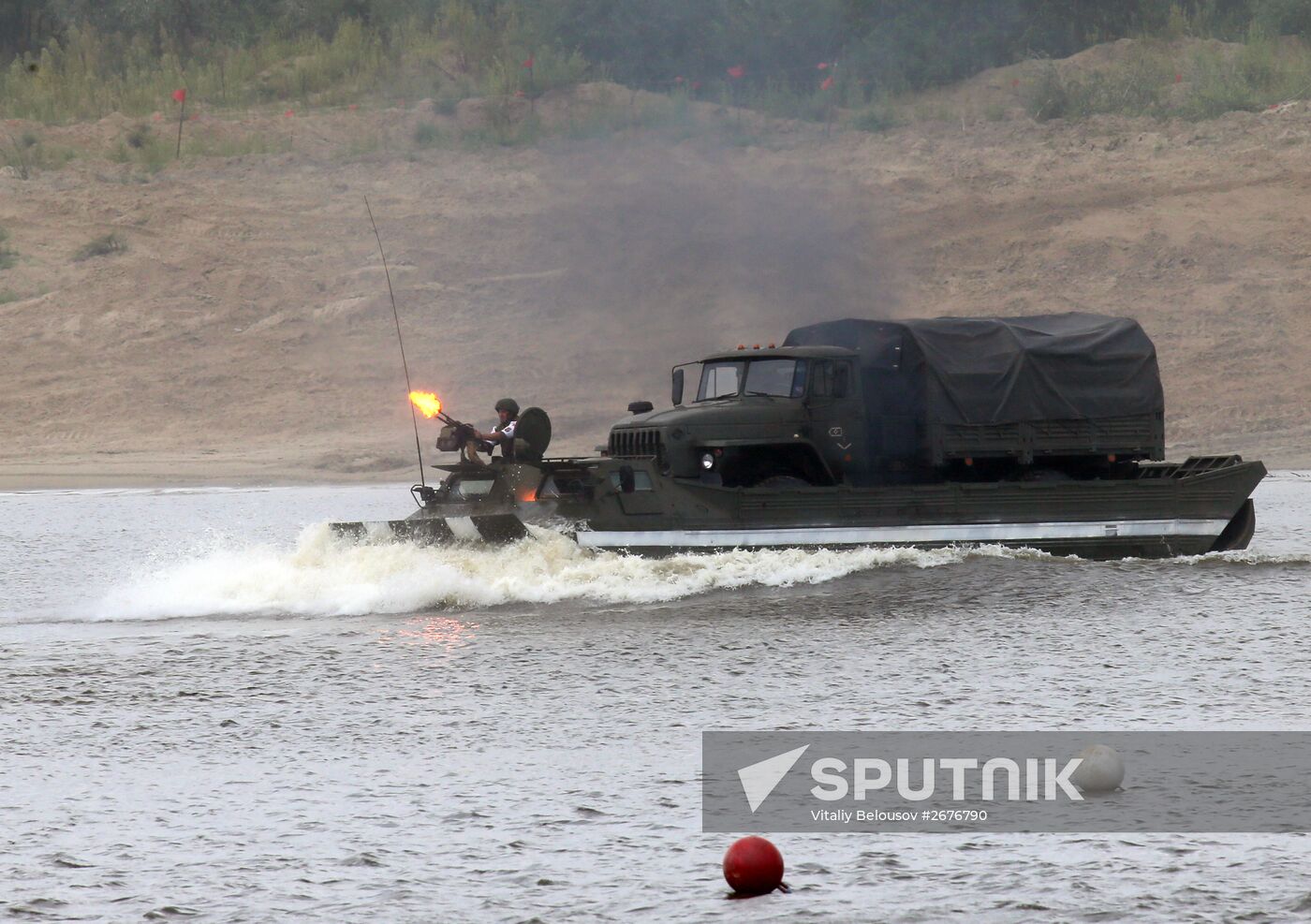 Open Water engineering troops competition