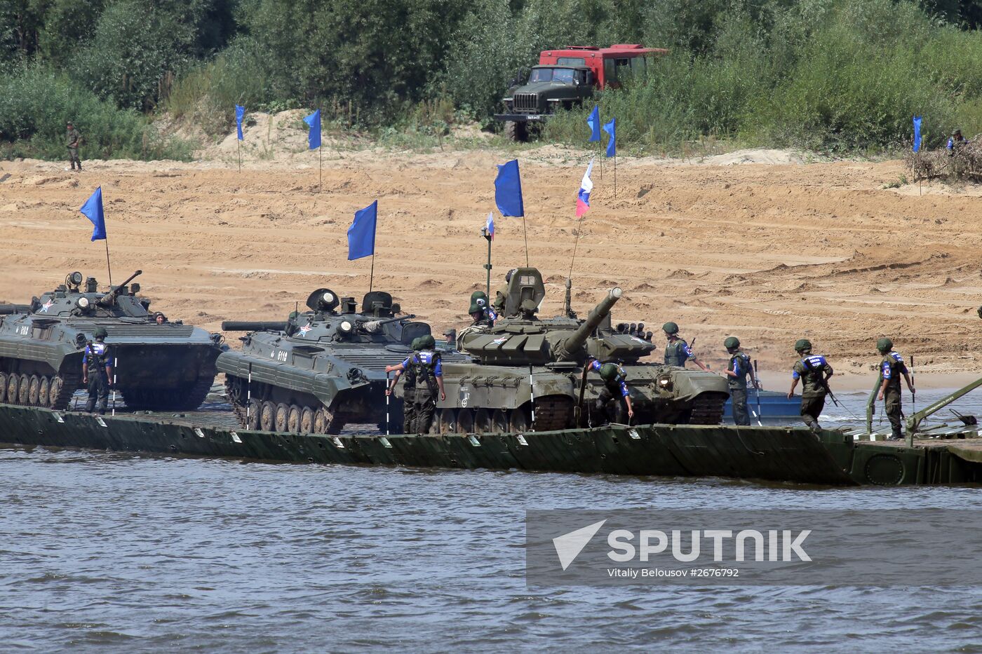 Open Water engineering troops competition