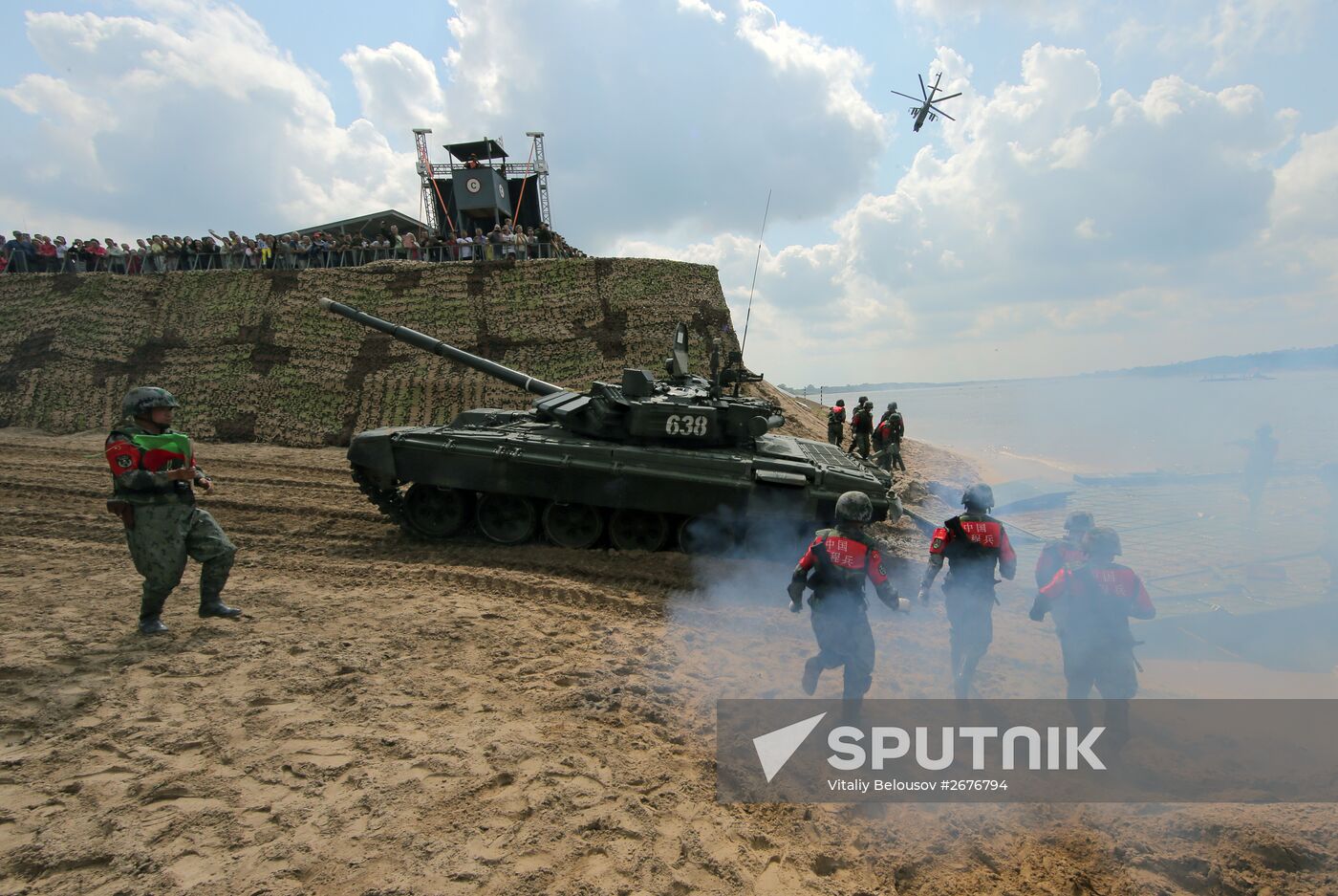 Open Water engineering troops competition