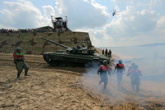 Open Water engineering troops competition