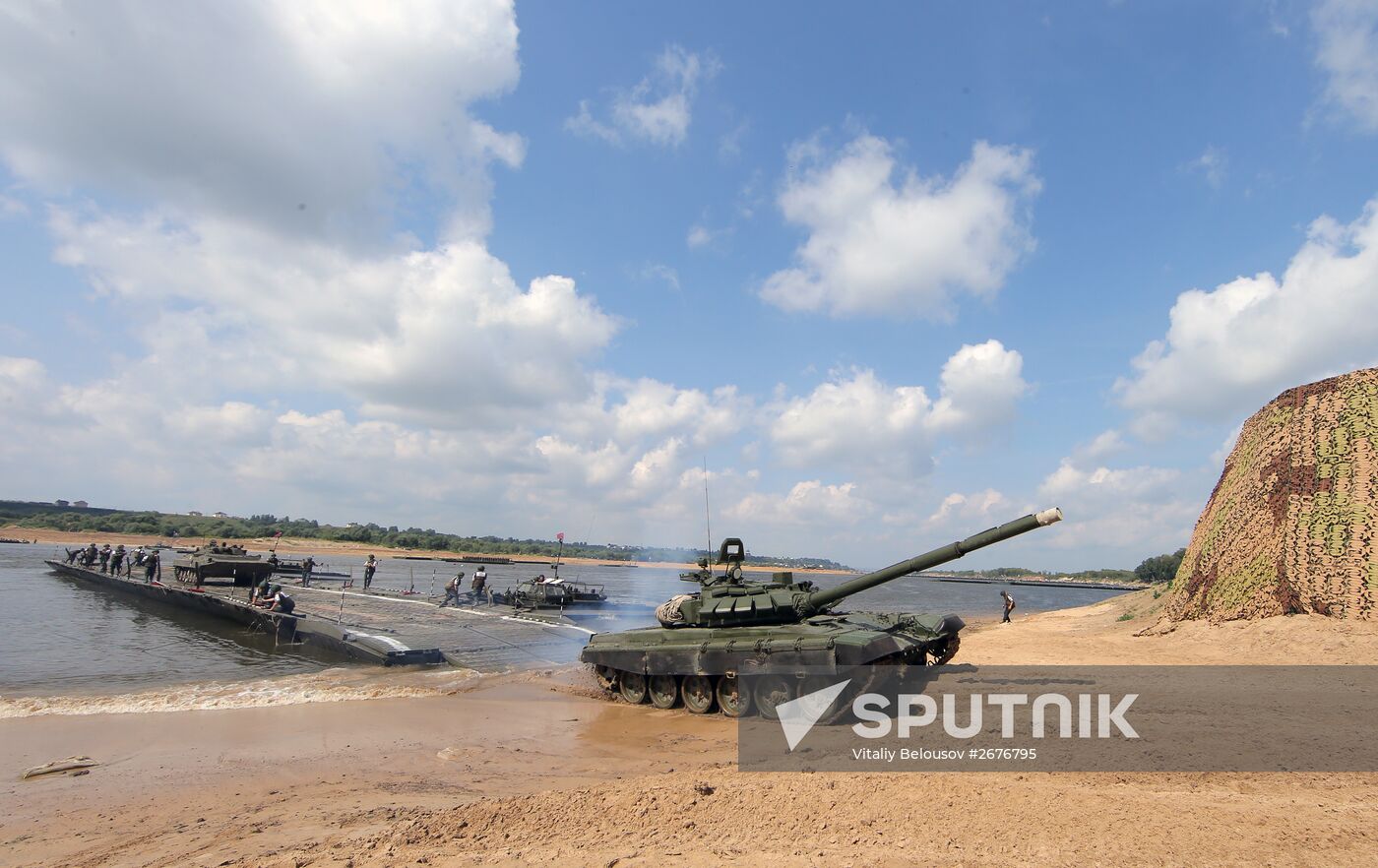 Open Water engineering troops competition